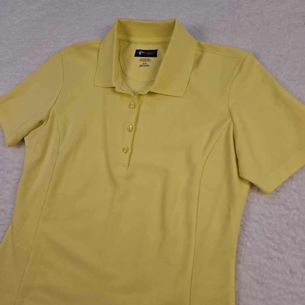 *Rd Greg Norman Women's Golf Polo Shirt Sz S Play Dry Wicking Sports Activewear
